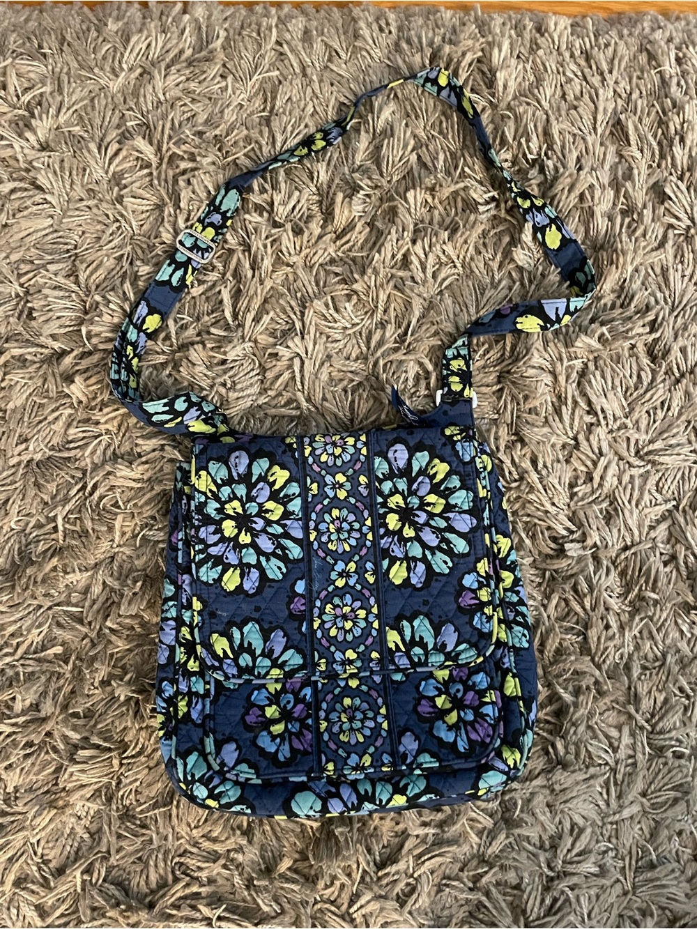 Vera Bradley Quilted Floral Crossbody Bag